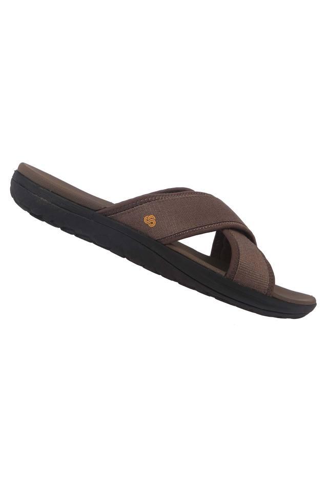 Clarks brown flip flops sale