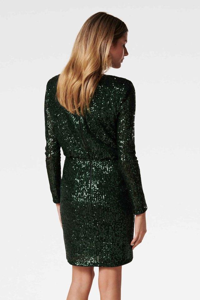 Dark Green Sequined Arabic Aso Ebi Green Sparkly Prom Dress With Lace Up  Back And Side Split Plus Size Mermaid Evening Gown For African Parties From  Verycute, $53.79 | DHgate.Com