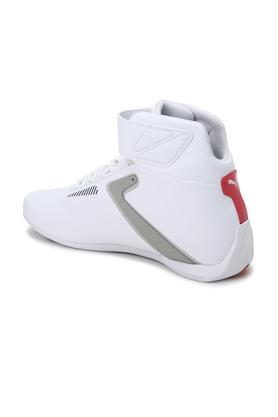 Buy PUMA White BMW Aerocat Mid White Synthetic Leather Mid Boot