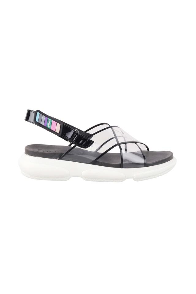 Buy CATWALK Black Womens Criss Cross Sandals | Shoppers Stop