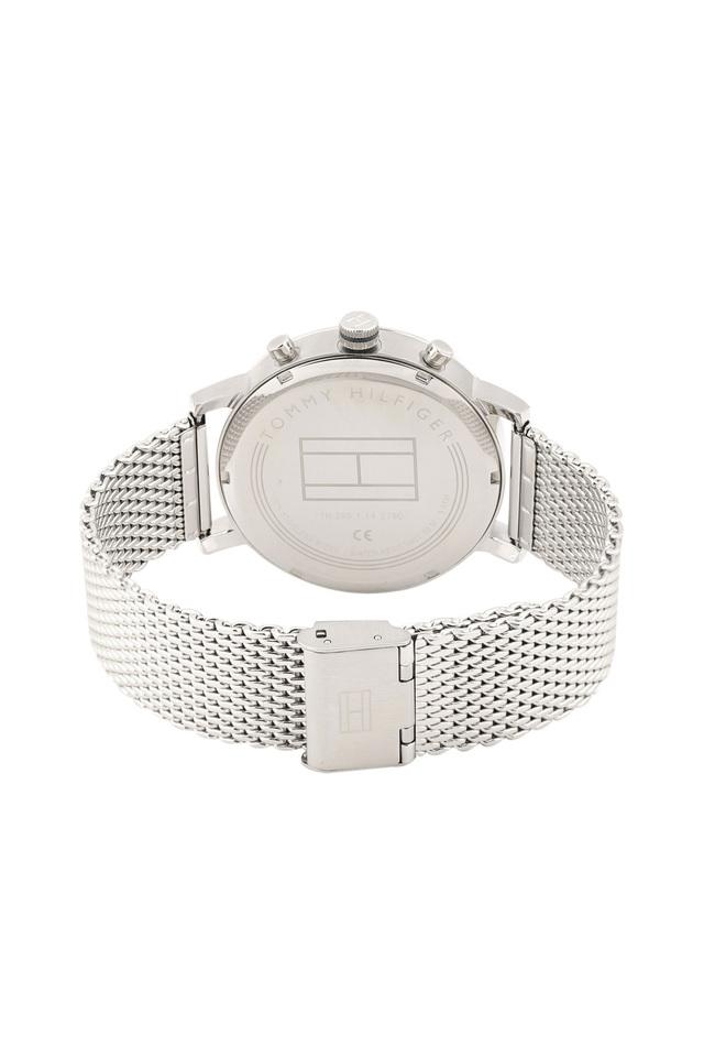 Buy TOMMY HILFIGER Mens Grey Stainless Steel Dual Time Watch