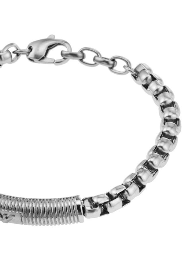 Buy EMPORIO ARMANI Stainless Steel Silver Bracelet EGS2911040