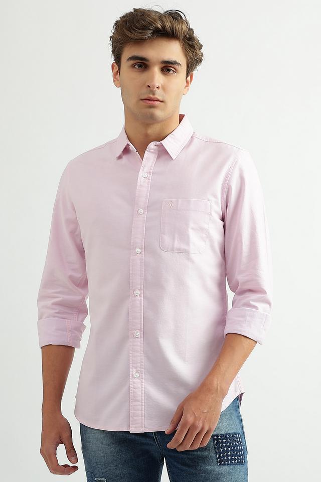 Buy BOUGHT FIRST Pure Cotton Solid Regular Fit Casual Formal Shirt