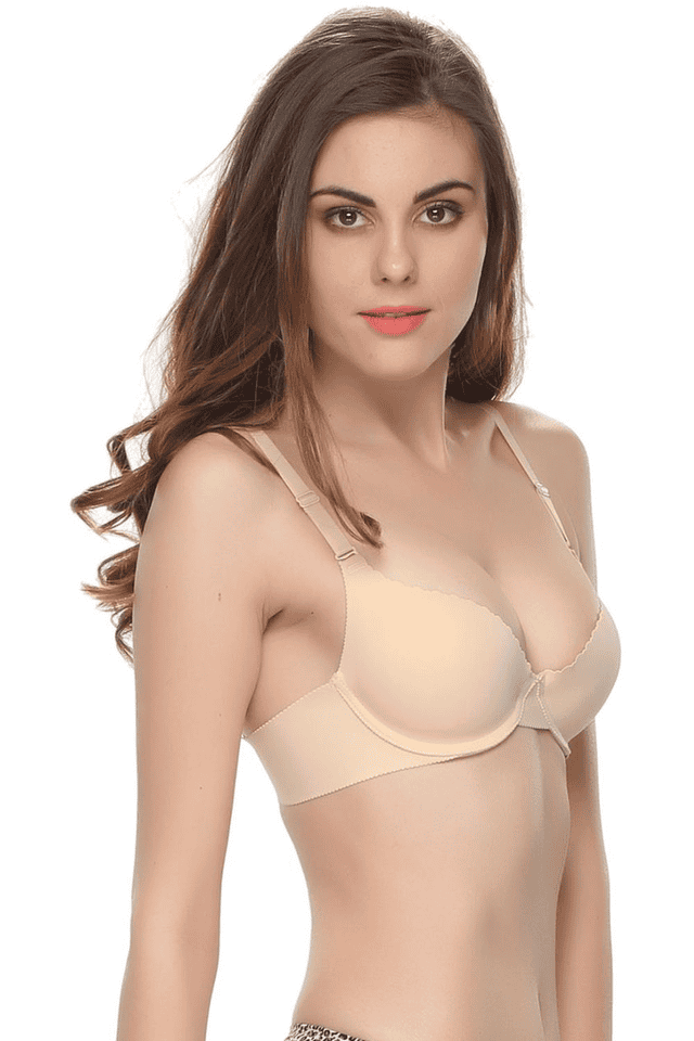 Buy CLOVIA Natural Women Laser Cut Super Stretch Push-Up Bra