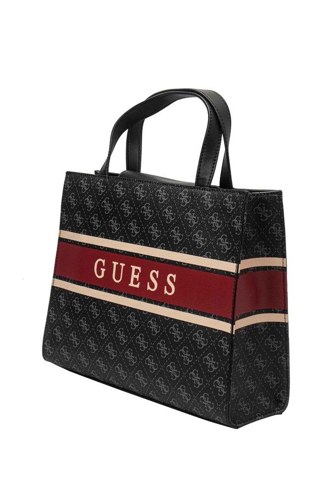 Buy GUESS Women Red Open Road Small Tote Bag 