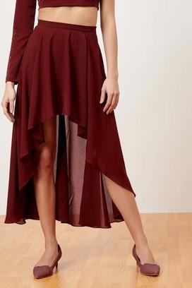 High low chiffon outlet skirt forever 21