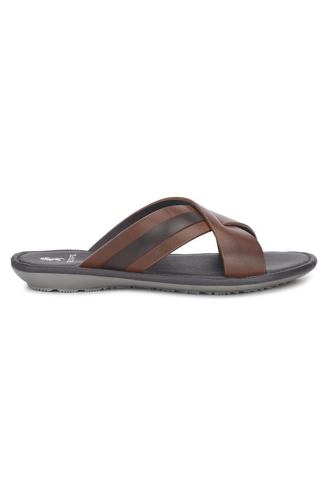 Mens Brown Comfort Sandals