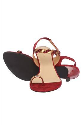 HAUTE CURRY - Maroon Sandals - 3