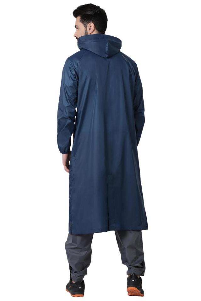 Mens store blue raincoat