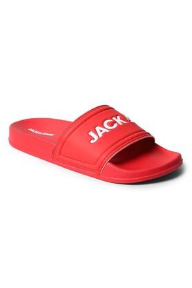 Buy JACK AND JONES Polyurethane Regular Slipon Mens Slides