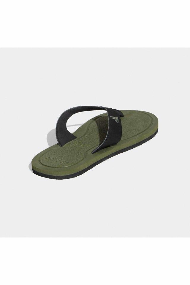 Adidas green flip online flops