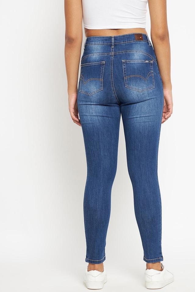 Buy MADAME Mid Rise Denim Skinny Fit Women's Jeans Shoppers Stop