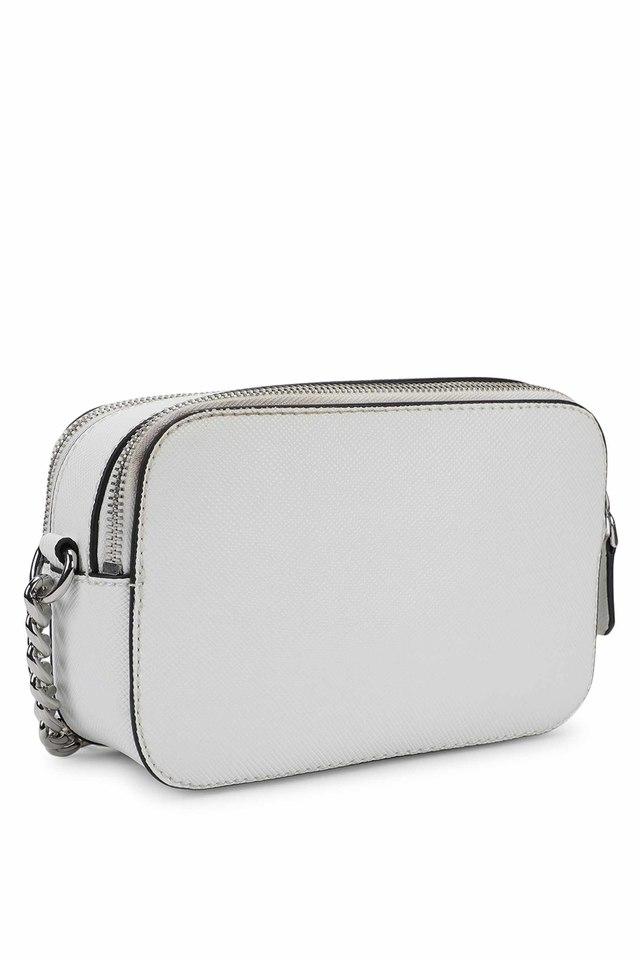 Guess white 2025 sling bag