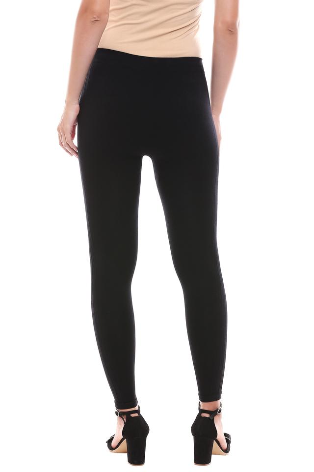 Womens Solid Jeggings