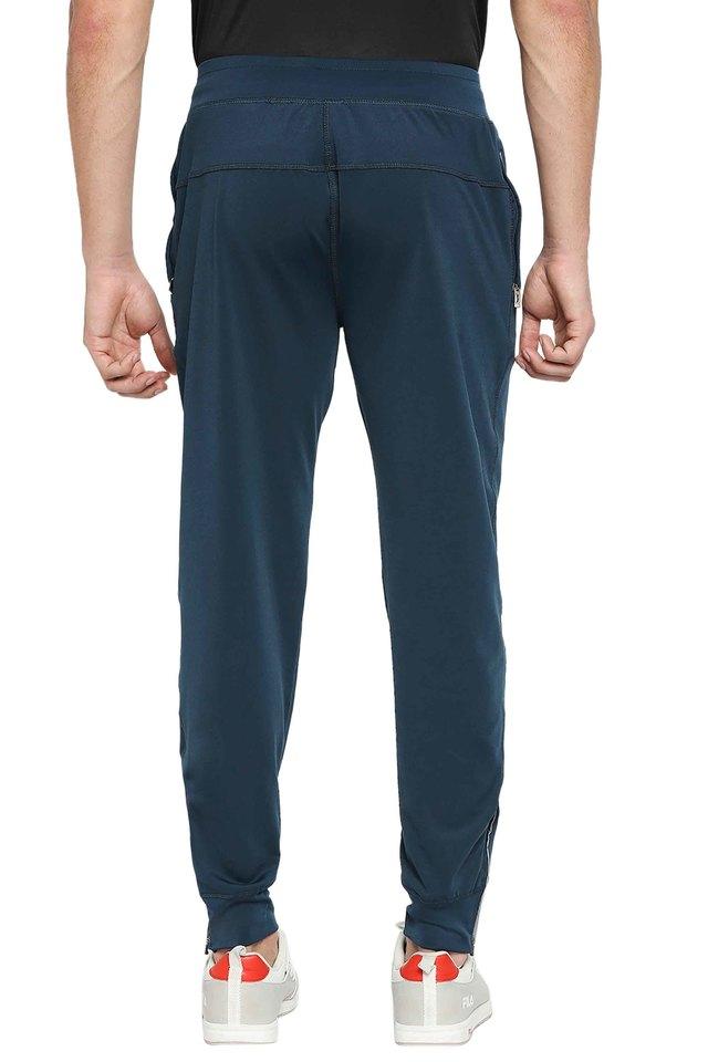 Solid Polyester Lycra Regular Fit Men s Track Pants