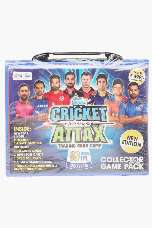 Buy IPL CRICKET ATTAX Assorted Unisex IPL Cricket Attax Trading Card Game Shoppers Stop