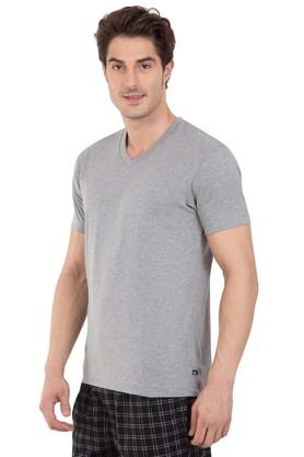 Men's V Neck Slub T-Shirt