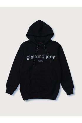 Buy GINI JONY Printed Knit Plain Hood Boys Sweatshirt Shoppers