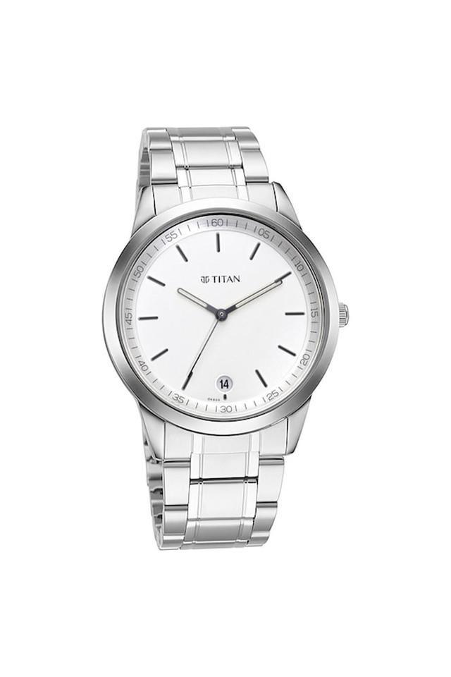 Titan stainless steel online watch price