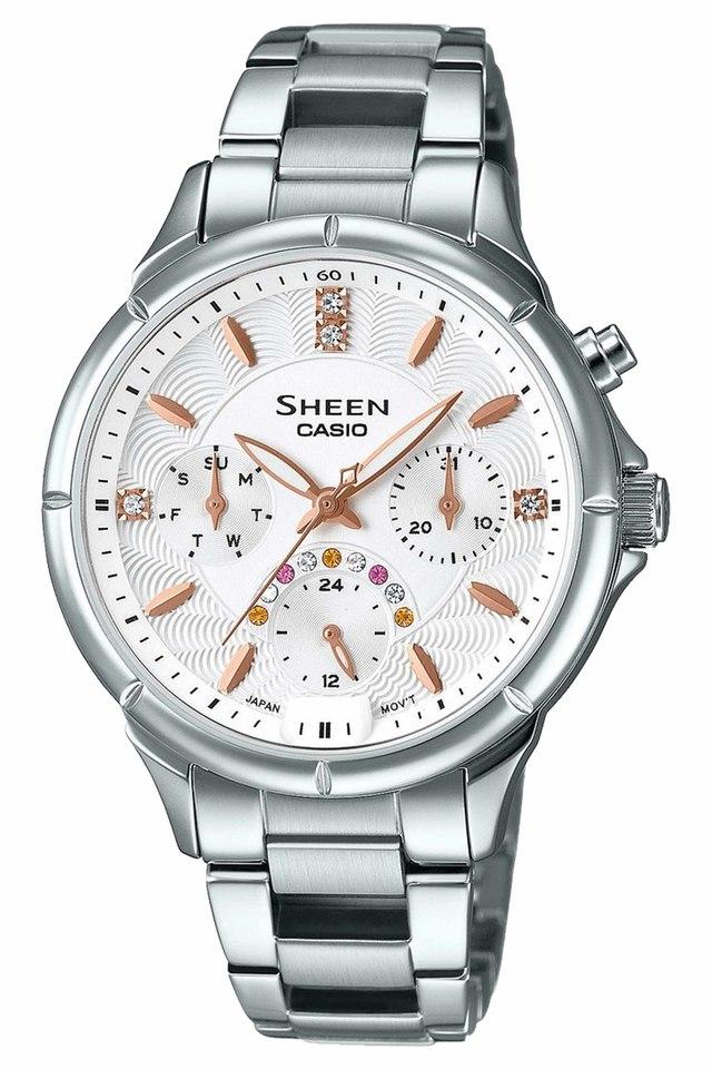 Casio sheen chronograph 2025 ladies watch