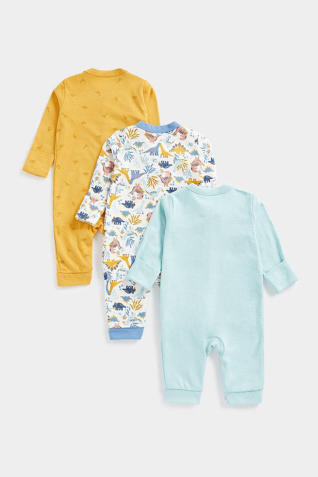 Mothercare baby best sale boy sleepsuits