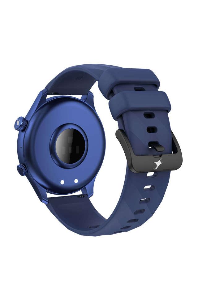 Reflex Play Plus- Smart Watch With Aqua Blue Strap, Amoled Display