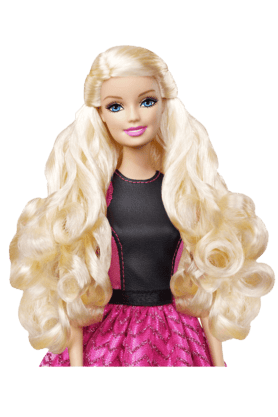 Barbie curls best sale