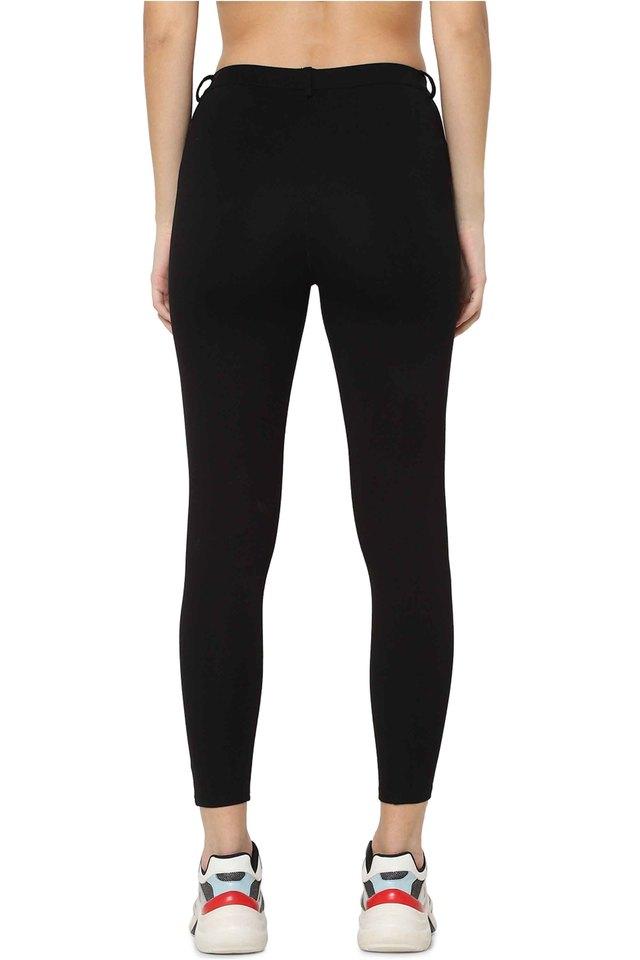 Buy Rust Leggings for Women by GO COLORS Online | Ajio.com