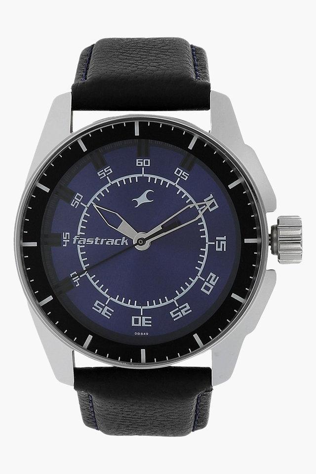 Men's blue cheap dial watches