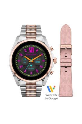 Buy MICHAEL KORS Womens 44 mm Gen 6 Bradshaw Full Color Display Dial  Stainless Steel Digital Watch - MKT5133