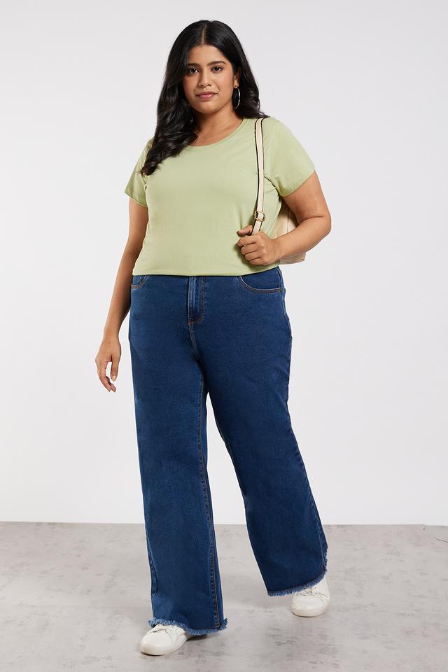 Ruby Rd. Plus Size French Terry Elastic Waist Pull-On Pants