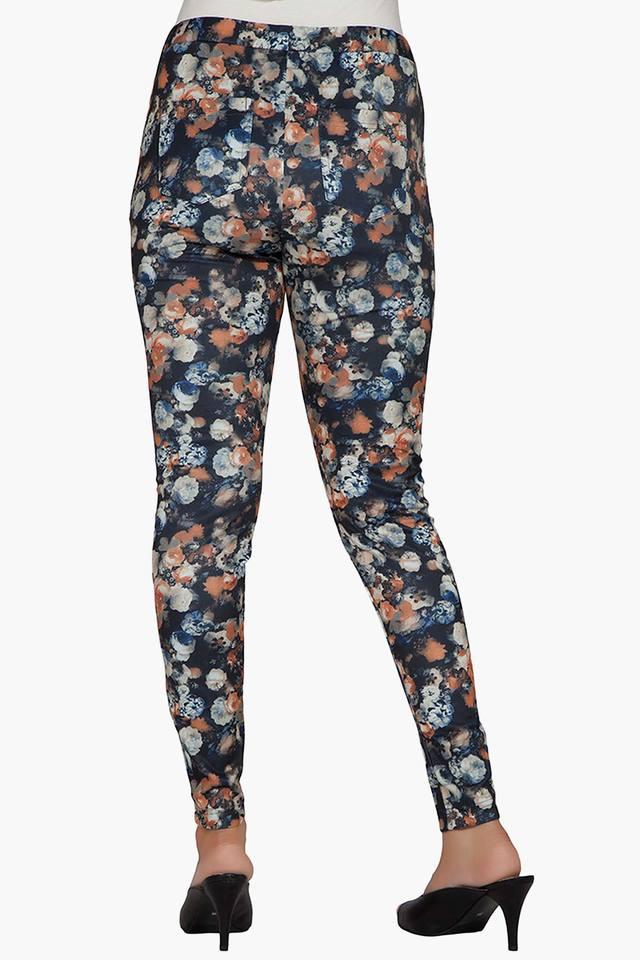 Floral Design White Women Printed Jeggings, Size: Free at Rs 100