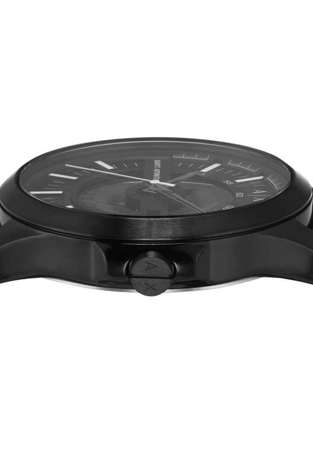 Buy ARMANI EXCHANGE Mens 46 mm Black Dial Leather Analog Watch - AX2446I |  Shoppers Stop