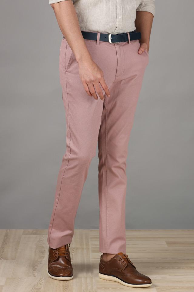 The Indian Garage Co Slim Fit Men Pink Trousers  Buy The Indian Garage  Co Slim Fit Men Pink Trousers Online at Best Prices in India  Flipkartcom