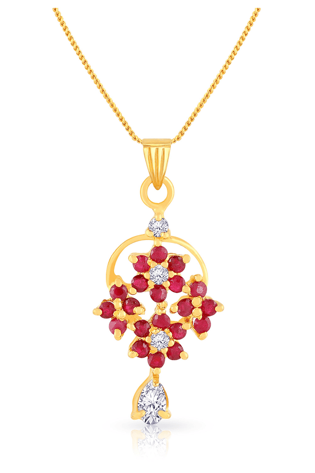 Gold deals pendant malabar