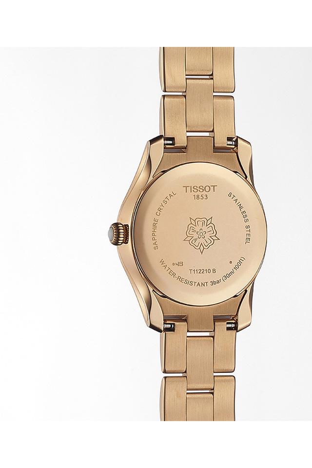 Buy TISSOT Womens White Dial Stainless Steel Analogue Watch T1122103311100 Shoppers Stop