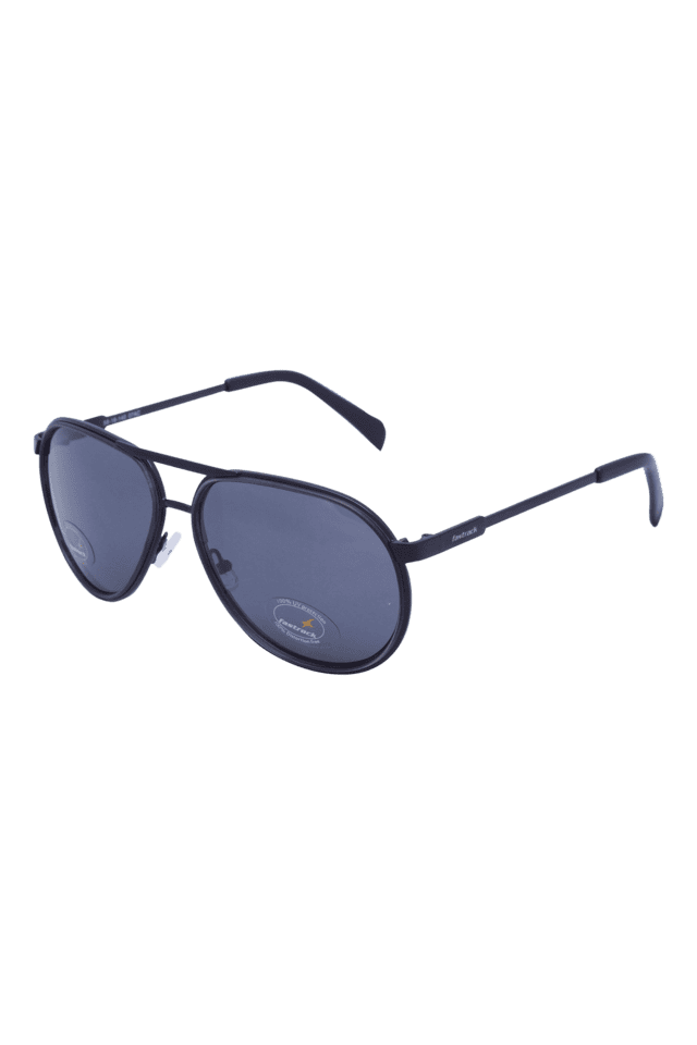 Buy Fastrack Black Aviator Sunglasses (M186BU3V) Online