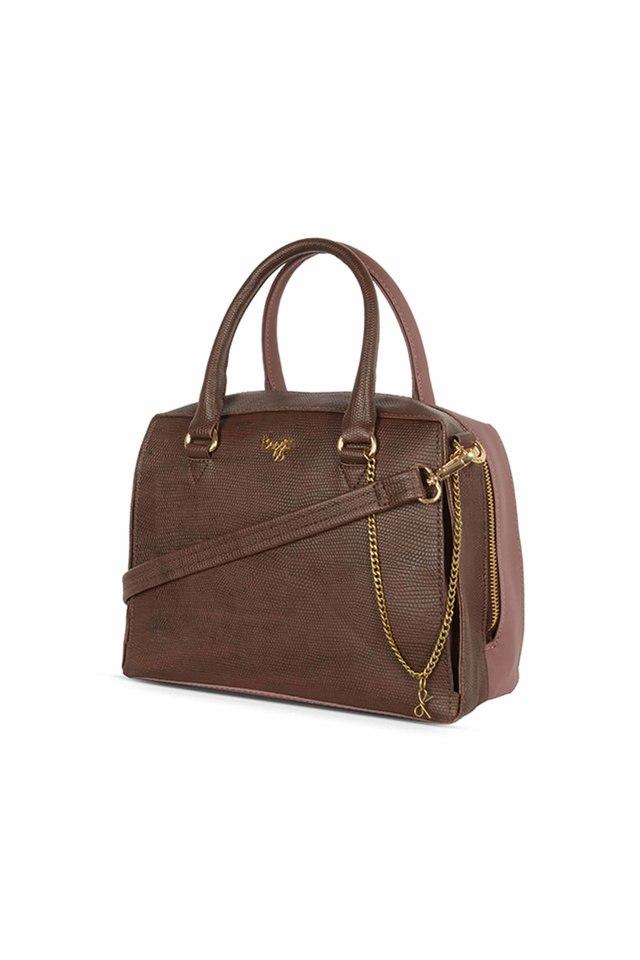 Buy BAGGIT Brown Womens L Oblique Brown Handbag Shoppers Stop