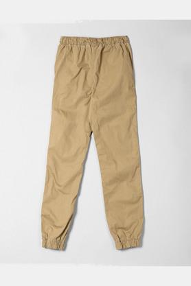 Buy GAP Cream Boys Solid Regular Fit Joggers Shoppers Stop