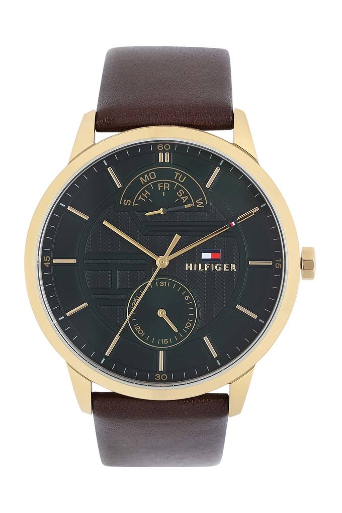 Green tommy best sale hilfiger watch