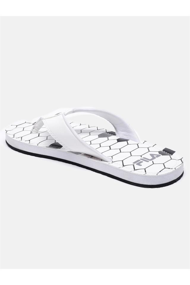 Fila white shop flip flops