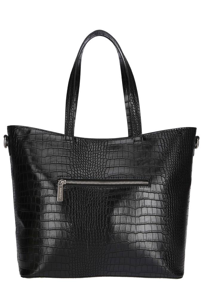 Buy ALLEN SOLLY Womens Zip Closure Tote Handbag Shoppers Stop