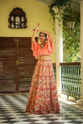 Poncho lehenga clearance online