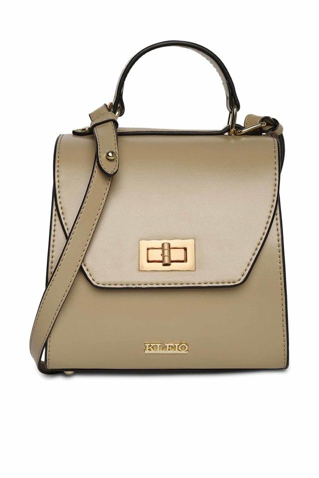 Top handle structured online bag