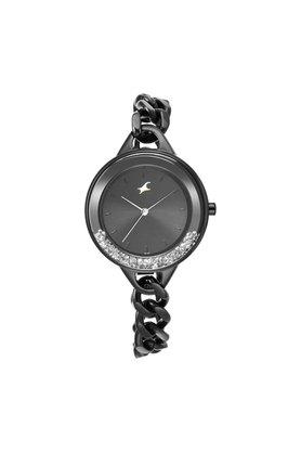 Ladies watch black on sale chain