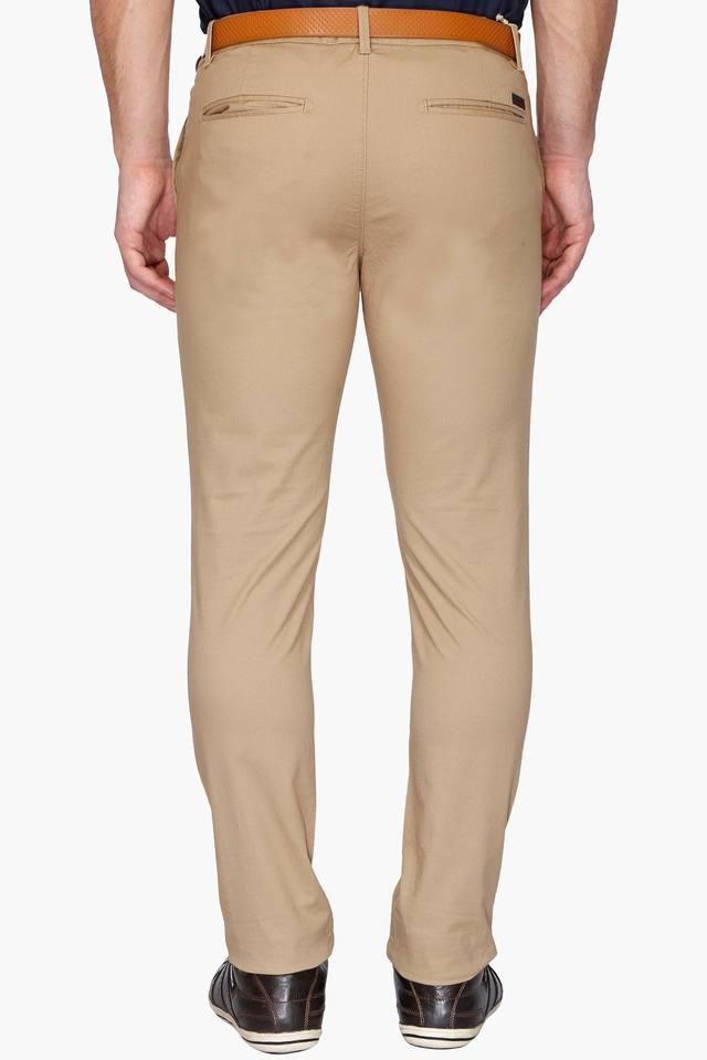 Buy INDIAN TERRAIN Mens 5 Pocket Slim Fit Printed Chinos (Kruger Fit) |  Shoppers Stop