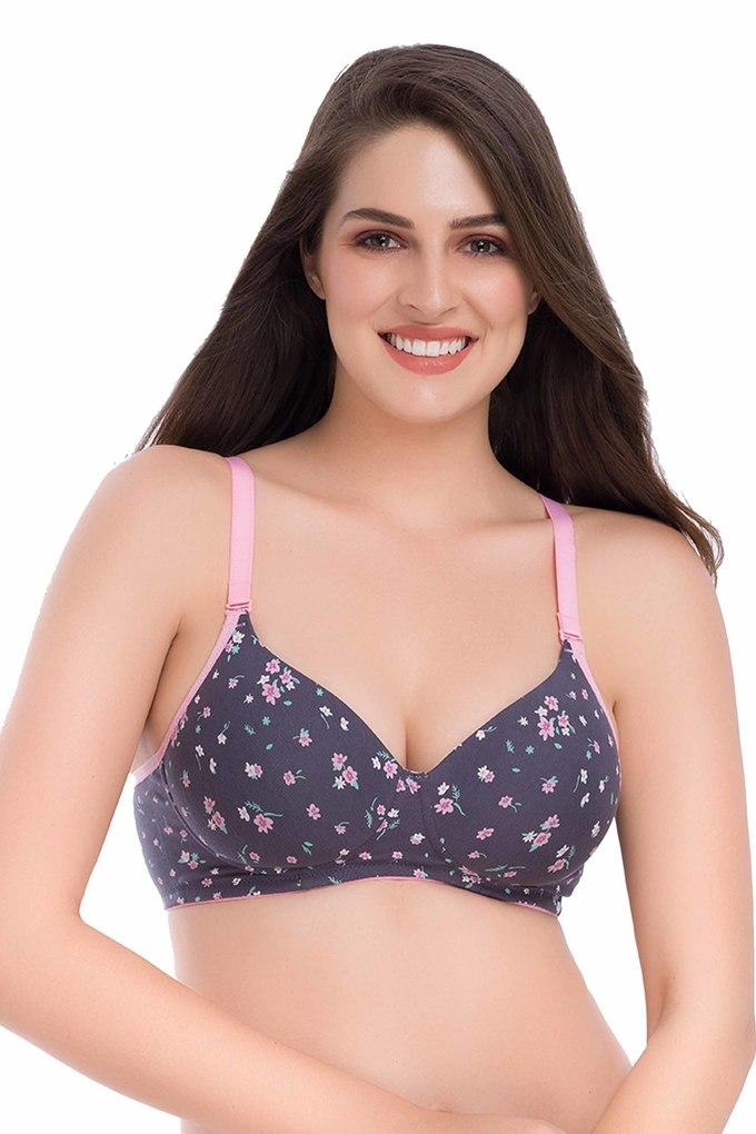 Cotton Push-Up Women Plain Non Padded Bra Set at Rs 100/set in Greater  Noida