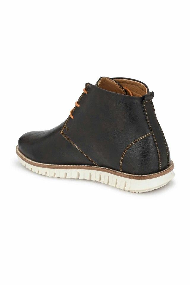 mens black casual boots