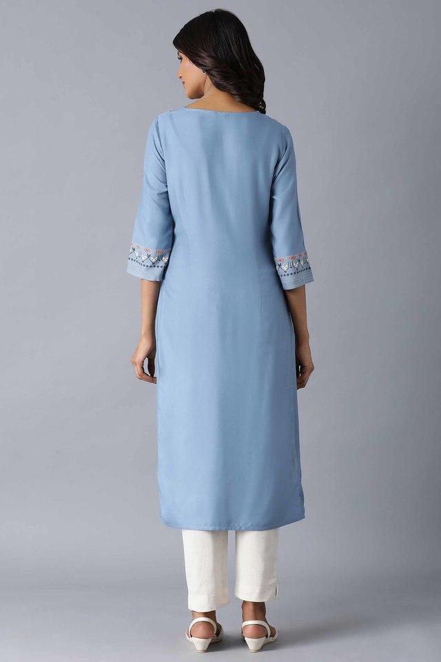 NEW DENIM BLUE KURTA, Trending Denim kurta for women and Girls, Denim kurti