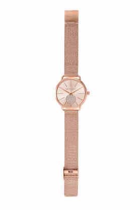 Buy MICHAEL KORS Womens Portia Rose Gold Dial Stainless Steel